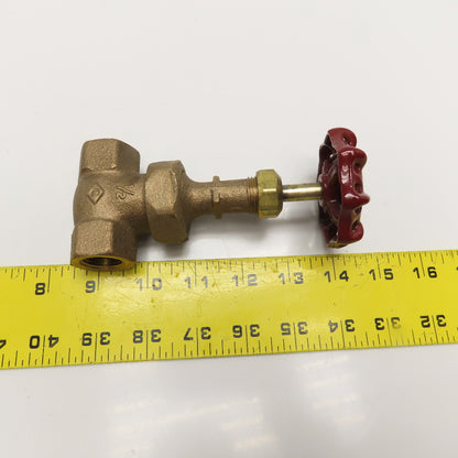 Crane 634E 1/2" NPT Bronze Gate Valve 1000CWP 300S