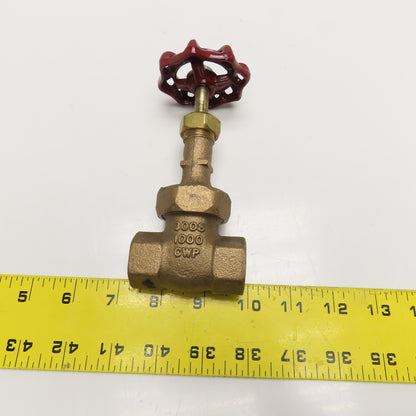 Crane 634E 1/2" NPT Bronze Gate Valve 1000CWP 300S