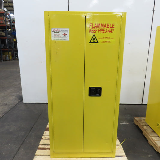 Eagle Model 1926 55 Gallon Flammable Liquid Storage Cabinet 31.5" x 31.5" x 65"