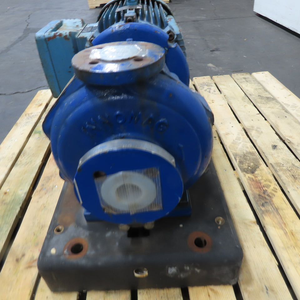 Innomag B1 20HP Centrifugal Pump 8.25" Impeller 230/460V 3Ph 1-1/2" In 1" Out