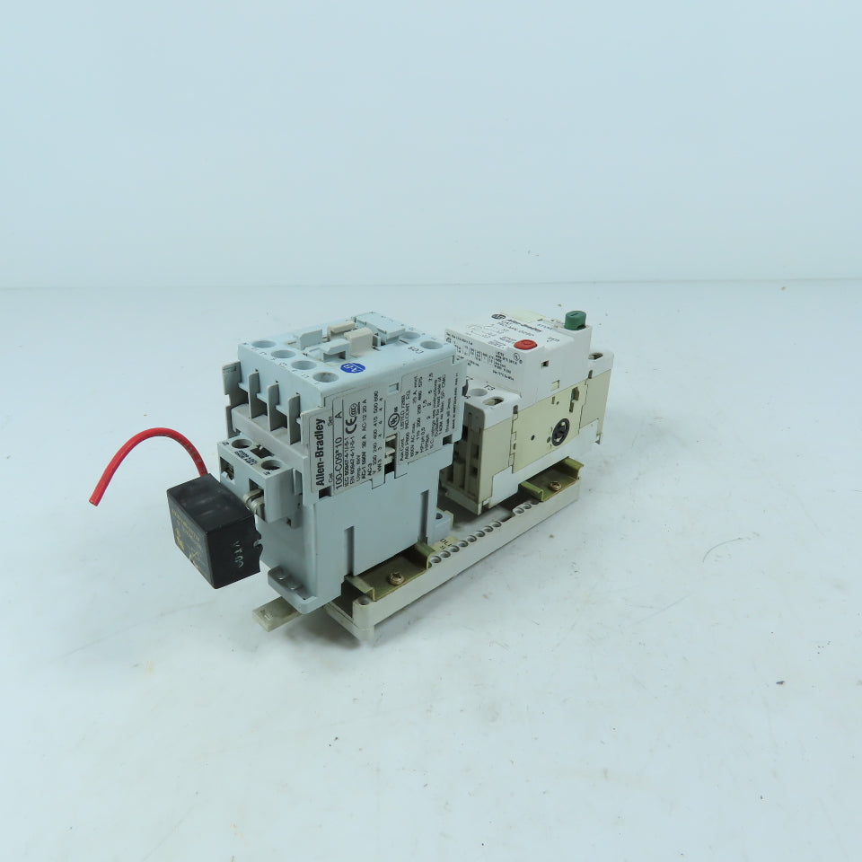 Allen Bradley 100-C09*10 Motor Starter 120V W/ Protector 140-MN-0250 1.6-2.5A