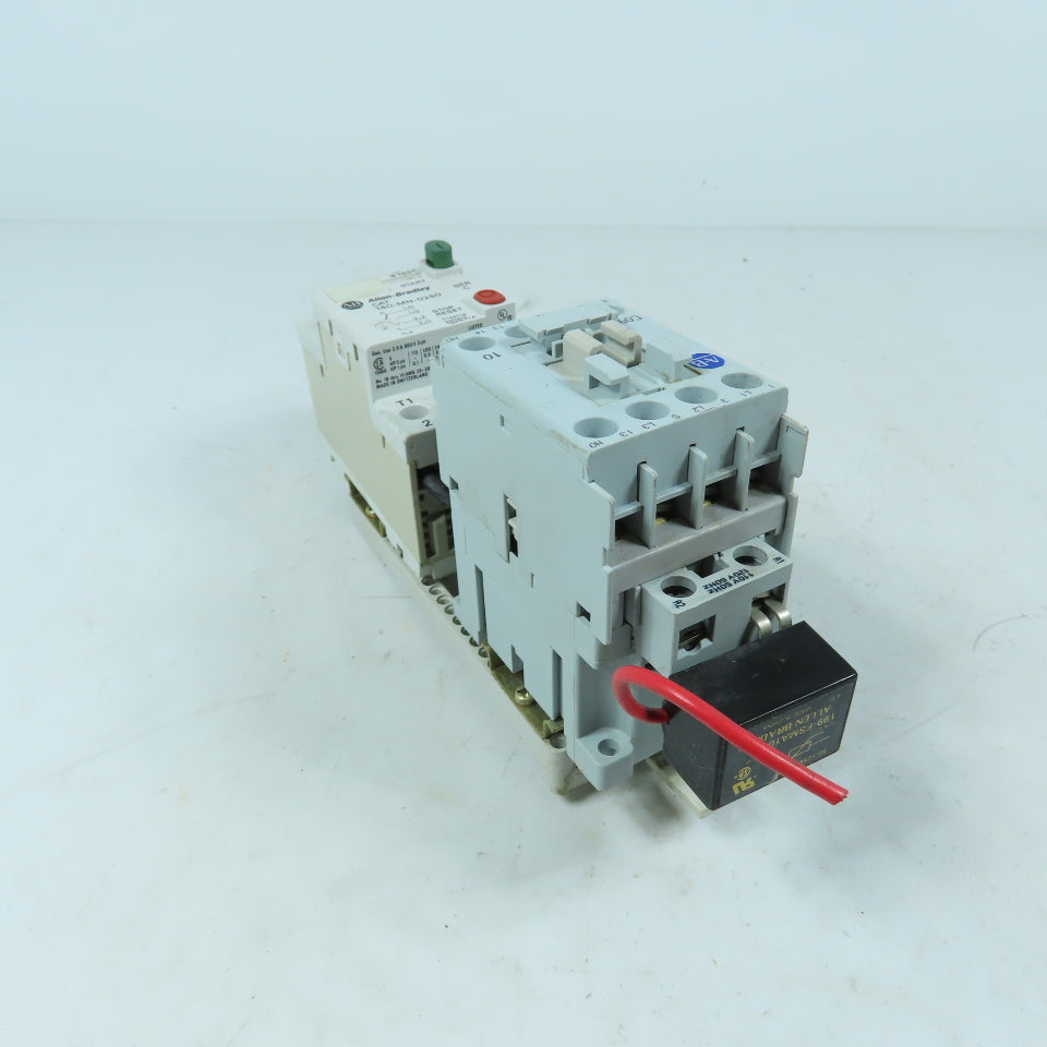 Allen Bradley 100-C09*10 Motor Starter 120V W/ Protector 140-MN-0250 1.6-2.5A