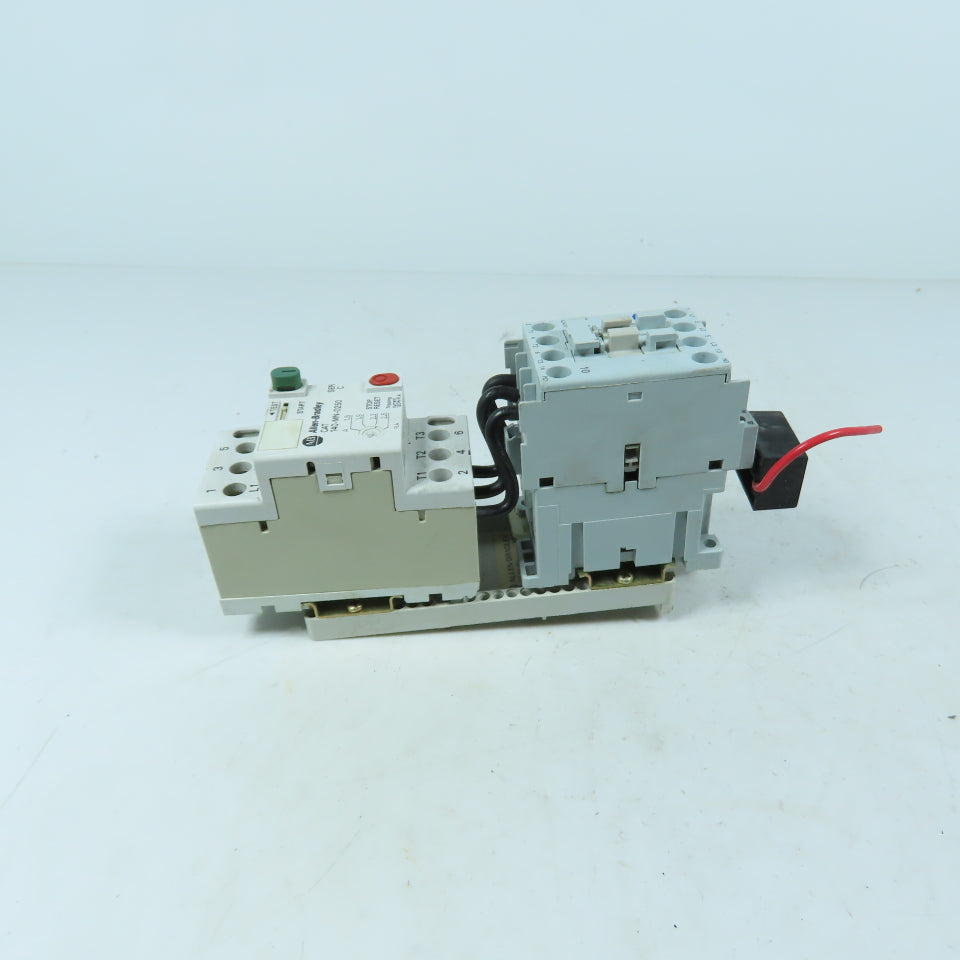 Allen Bradley 100-C09*10 Motor Starter 120V W/ Protector 140-MN-0250 1.6-2.5A