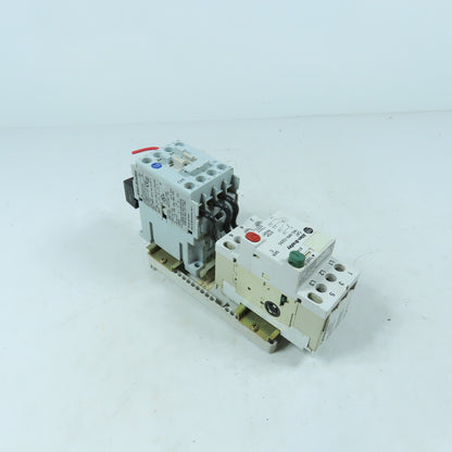 Allen Bradley 100-C09*10 Motor Starter 120V W/ Protector 140-MN-0250 1.6-2.5A