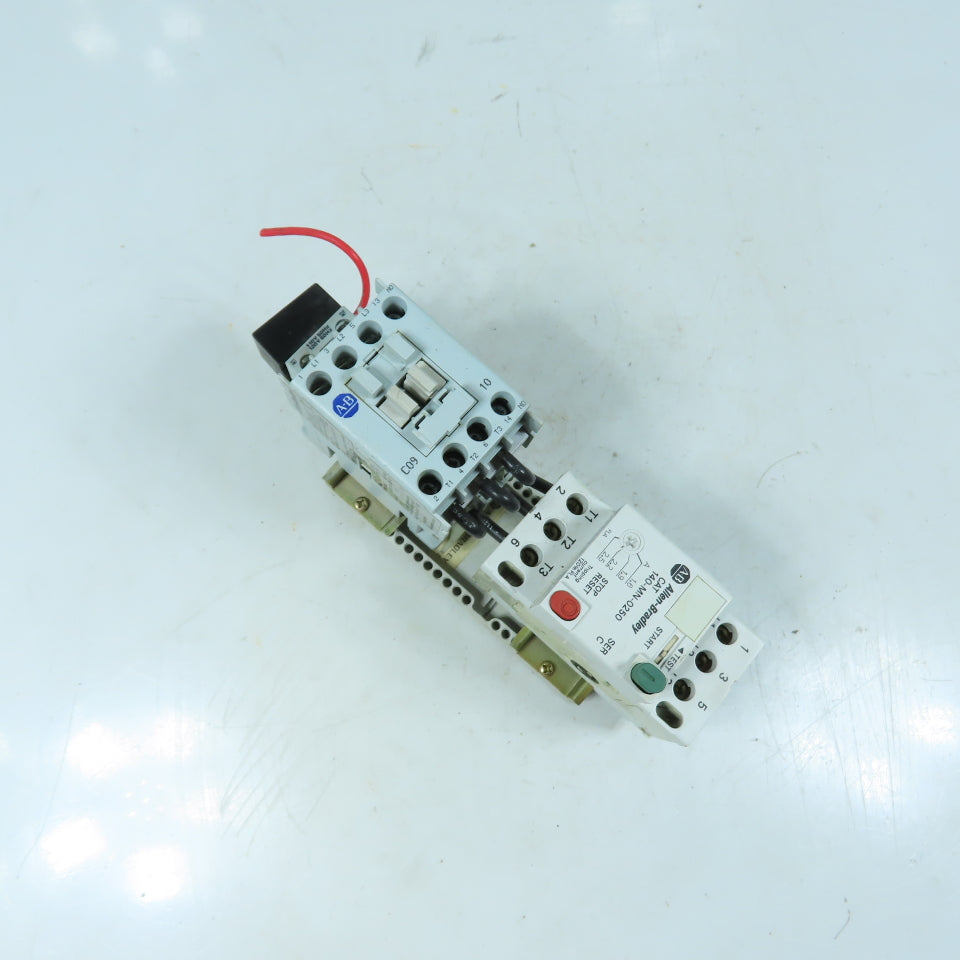 Allen Bradley 100-C09*10 Motor Starter 120V W/ Protector 140-MN-0250 1.6-2.5A