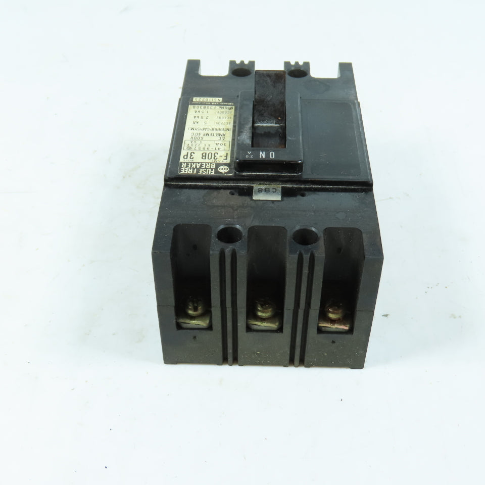 Hitachi F30B300 F-30B 30A 600V 3-Pole Circuit Breaker