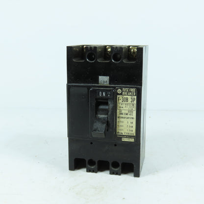 Hitachi F30B300 F-30B 30A 600V 3-Pole Circuit Breaker