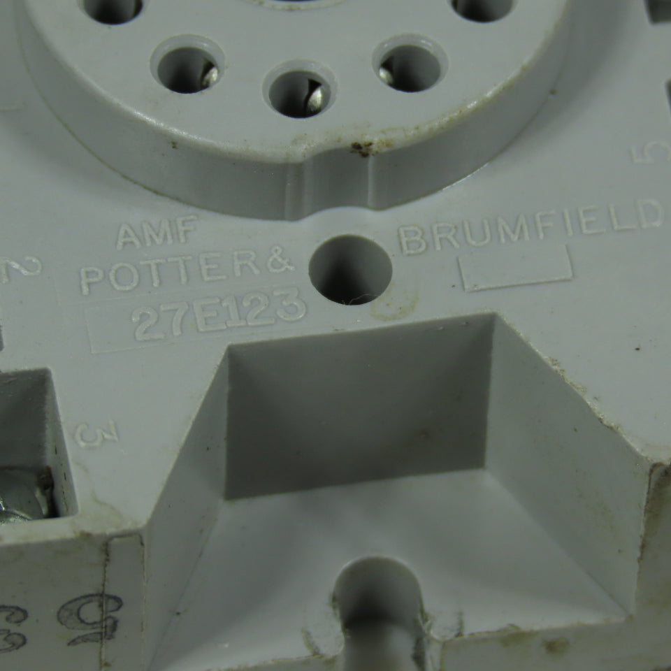 Potter & Brumfield 27E123 11-Pin Octal Relay Sockets 10A 300V Lot Of 4