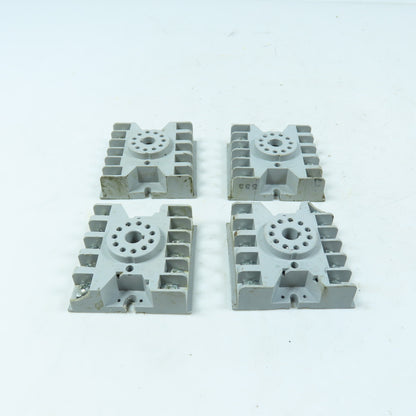 Potter & Brumfield 27E123 11-Pin Octal Relay Sockets 10A 300V Lot Of 4