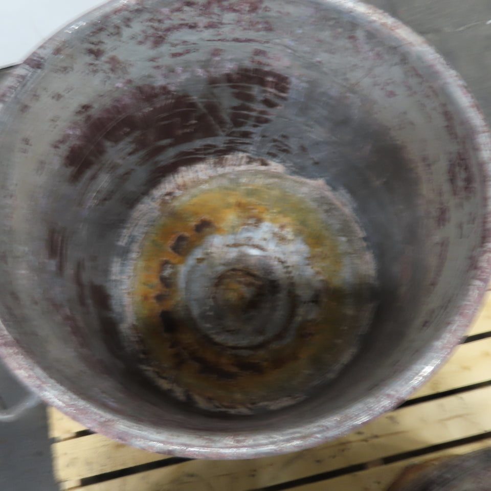 20" ID Wide x 22" Deep Stainless Steel Industrial Mixing Bowl W/Dolley Lot Of 3