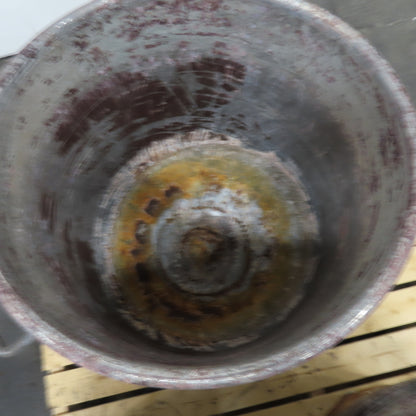 20" ID Wide x 22" Deep Stainless Steel Industrial Mixing Bowl W/Dolley Lot Of 3