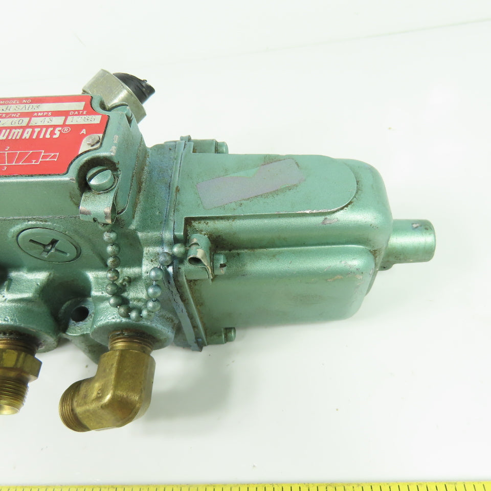 Numatics 3JLSAD3 Pneumatic Valve 120V 60Hz 0.43A