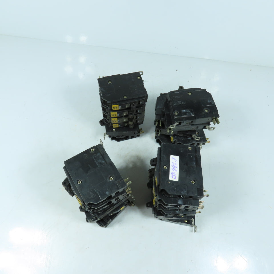 Square D Type QOB 20A Single Pole Circuit Breakers 120/240VAC Lot Of 24