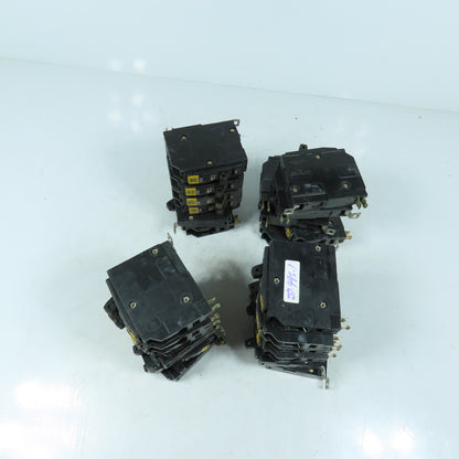 Square D Type QOB 20A Single Pole Circuit Breakers 120/240VAC Lot Of 24