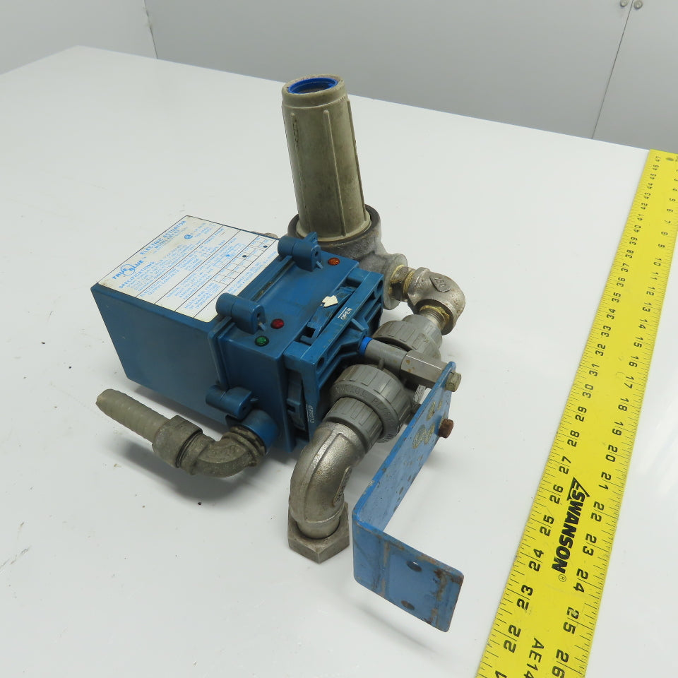 True Blue Plas-O-Matic EBV-65 Electric Actuator Valve 1/2" 120VAC 2A