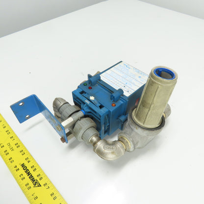 True Blue Plas-O-Matic EBV-65 Electric Actuator Valve 1/2" 120VAC 2A