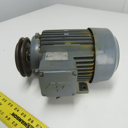 Ackeret AG Zurich A80/4A-11 0.65Kw Electric Motor 480V Y 1690RPM 1.4A 60Hz