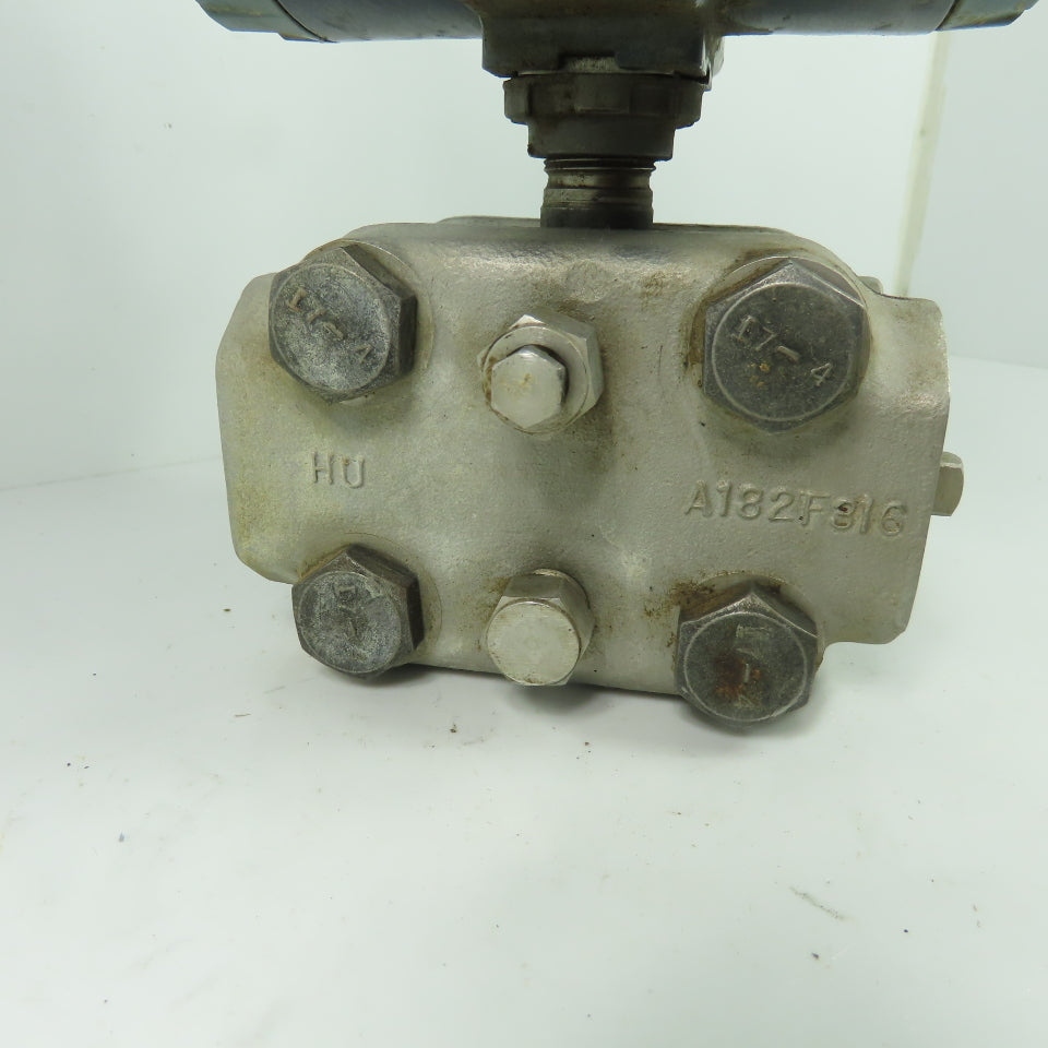 Foxboro 823DP-I3S1NM2-Y Electronic Pressure Transmitter W/ A182F316 Manifold