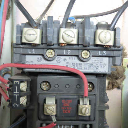Allen Bradley 512-BAC-1-6-24 Fusible Combination Motor Controller Size 1 10HP