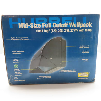 Hubbell WGC150P Mid-Size Full Cutoff Wallpack 150W Pulse Start Metal Halide