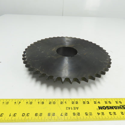 Browning 60Q45 Single Row Roller Chain Sprocket 45-Tooth Q1 Tapered Bore