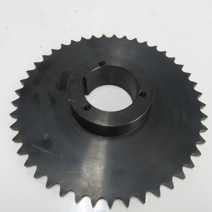 Browning 60Q45 Single Row Roller Chain Sprocket 45-Tooth Q1 Tapered Bore