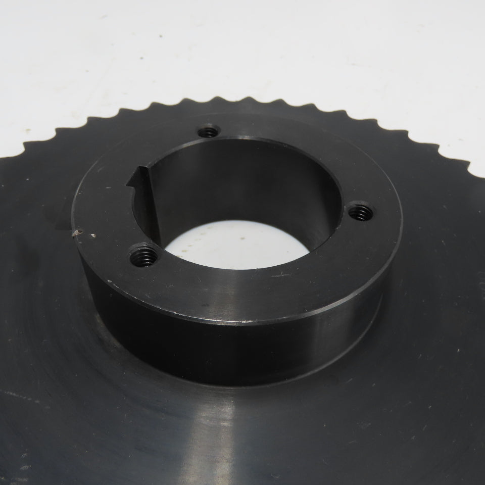Browning 60Q45 Single Row Roller Chain Sprocket 45-Tooth Q1 Tapered Bore