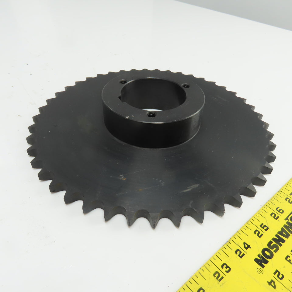 Browning 60Q45 Single Row Roller Chain Sprocket 45-Tooth Q1 Tapered Bore