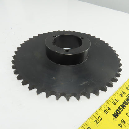 Browning 60Q45 Single Row Roller Chain Sprocket 45-Tooth Q1 Tapered Bore