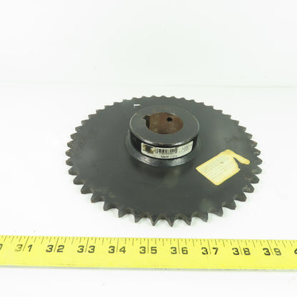 Tsubaki 50B45F Single Row Roller Chain Sprocket 45-Tooth 1-3/4" Bore
