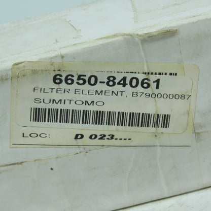 Sumitomo 6650-84061 P-UH-06.08-10MH Hydraulic Filter Element