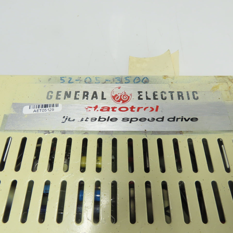 General Electric 6VHRB1075A1 Statotrol Adjustable Speed Drive AC In 115VAC