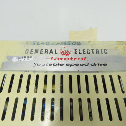 General Electric 6VHRB1075A1 Statotrol Adjustable Speed Drive AC In 115VAC