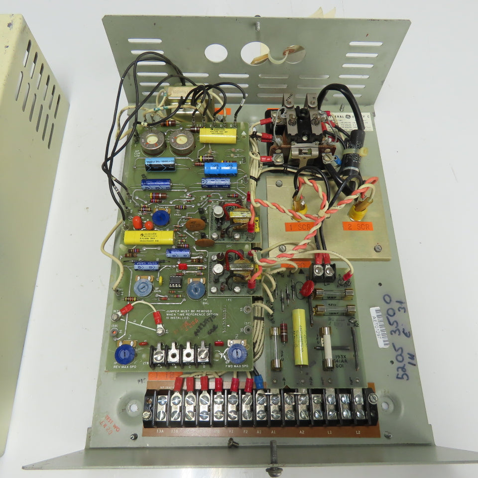 General Electric 6VHRB1075A1 Statotrol Adjustable Speed Drive AC In 115VAC