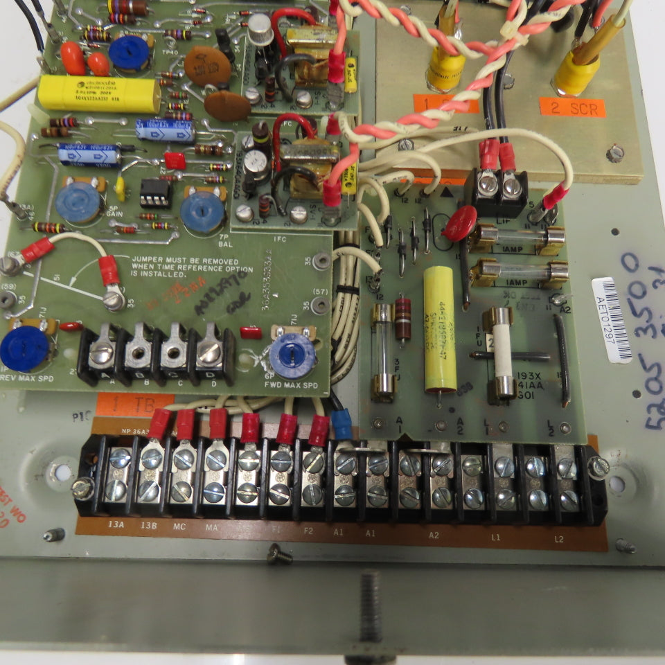 General Electric 6VHRB1075A1 Statotrol Adjustable Speed Drive AC In 115VAC