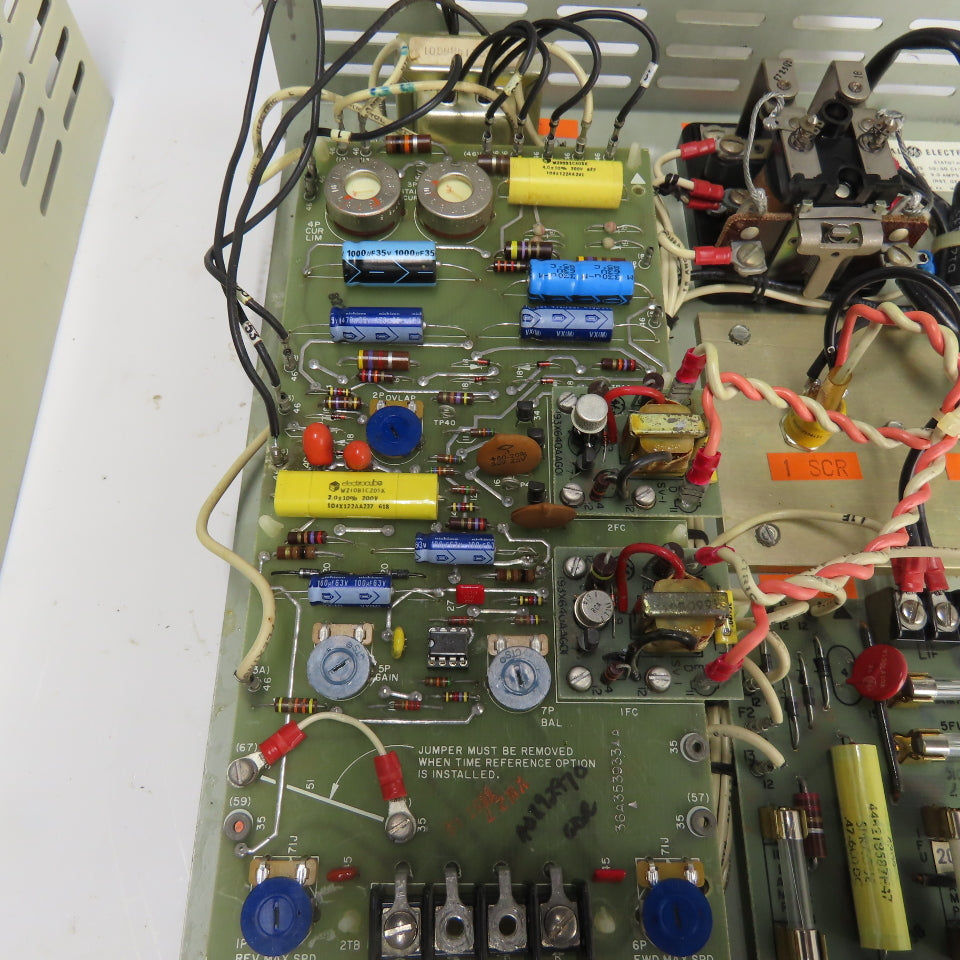 General Electric 6VHRB1075A1 Statotrol Adjustable Speed Drive AC In 115VAC