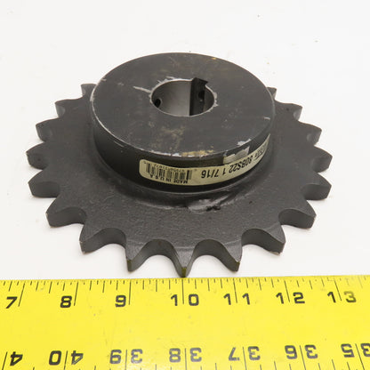 Martin 80BS22 No. 80 Single Strand Roller Chain Drive Sprocket 22T 1-7/16" Bore