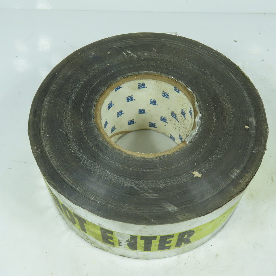 Brady 91476 Reflective Safety Tape "CAUTION DO NOT ENTER" 3" Wide