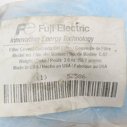 Fuji Electric 5Z586 Regenerative Blower Filter Cover 2" Inlet Size Lot Of 5