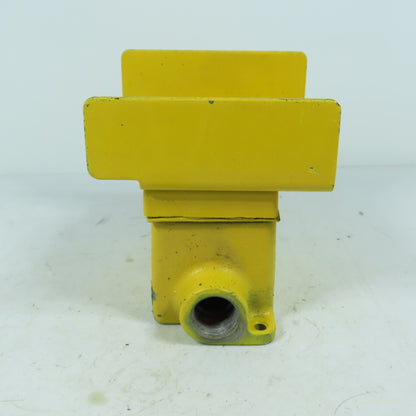 Allen Bradley 800P-F2CGB Palm Operated Push Button Station 2NO/2NC Yellow Guard
