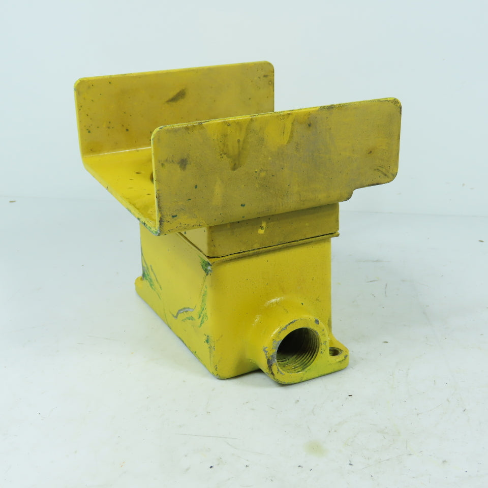 Allen Bradley 800P-F2CGB Palm Operated Push Button Station 2NO/2NC Yellow Guard