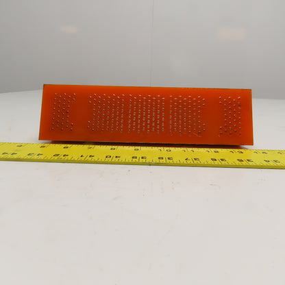 Almco Type Vibratory Media Finishing Wear Bracket Pusher 9-3/4" x 2-1/2" W