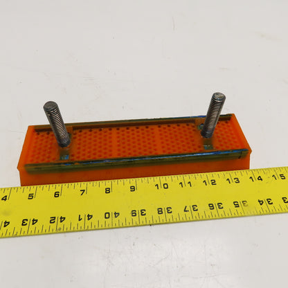Almco Type Vibratory Media Finishing Wear Bracket Pusher 9-3/4" x 2-1/2" W