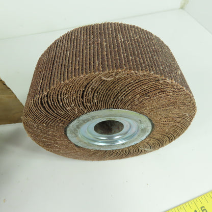 Standard Abrasives E-Z Wheel Flap Wheel 60 Grit Sanding 6x2x1" Lot of 5