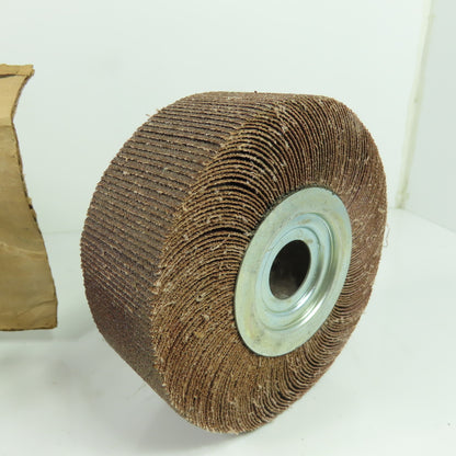 Standard Abrasives E-Z Wheel Flap Wheel 60 Grit Sanding 6x2x1" Lot of 5