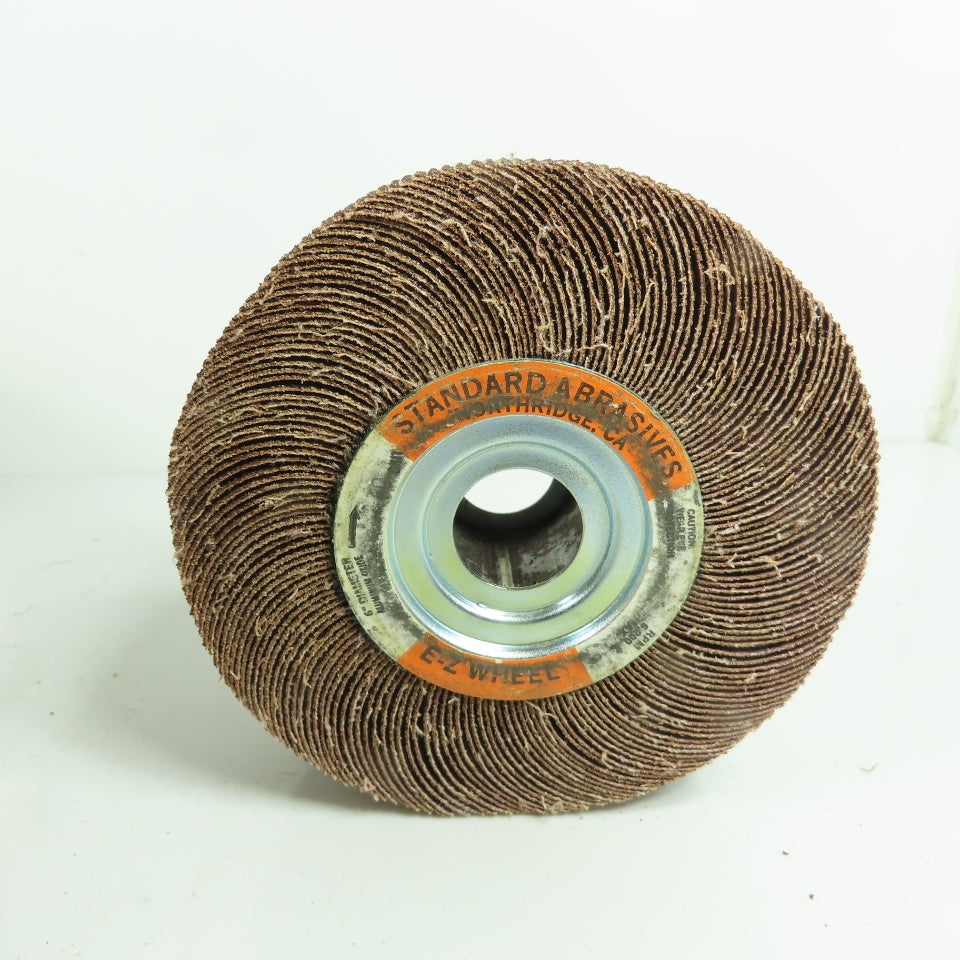 Standard Abrasives E-Z Wheel Flap Wheel 60 Grit Sanding 6x2x1" Lot of 4