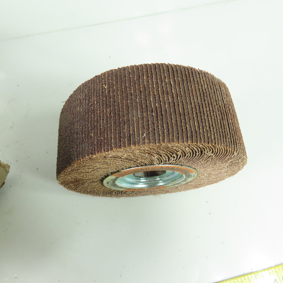 Standard Abrasives E-Z Wheel Flap Wheel 60 Grit Sanding 6x2x1" Lot of 4