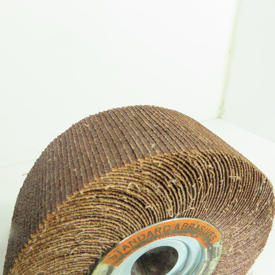 Standard Abrasives E-Z Wheel Flap Wheel 60 Grit Sanding 6x2x1" Lot of 4