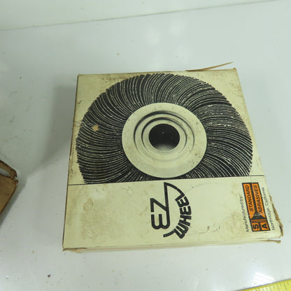 Standard Abrasives E-Z Wheel Flap Wheel 100 Grit Sanding 6x2x1" Lot of 5