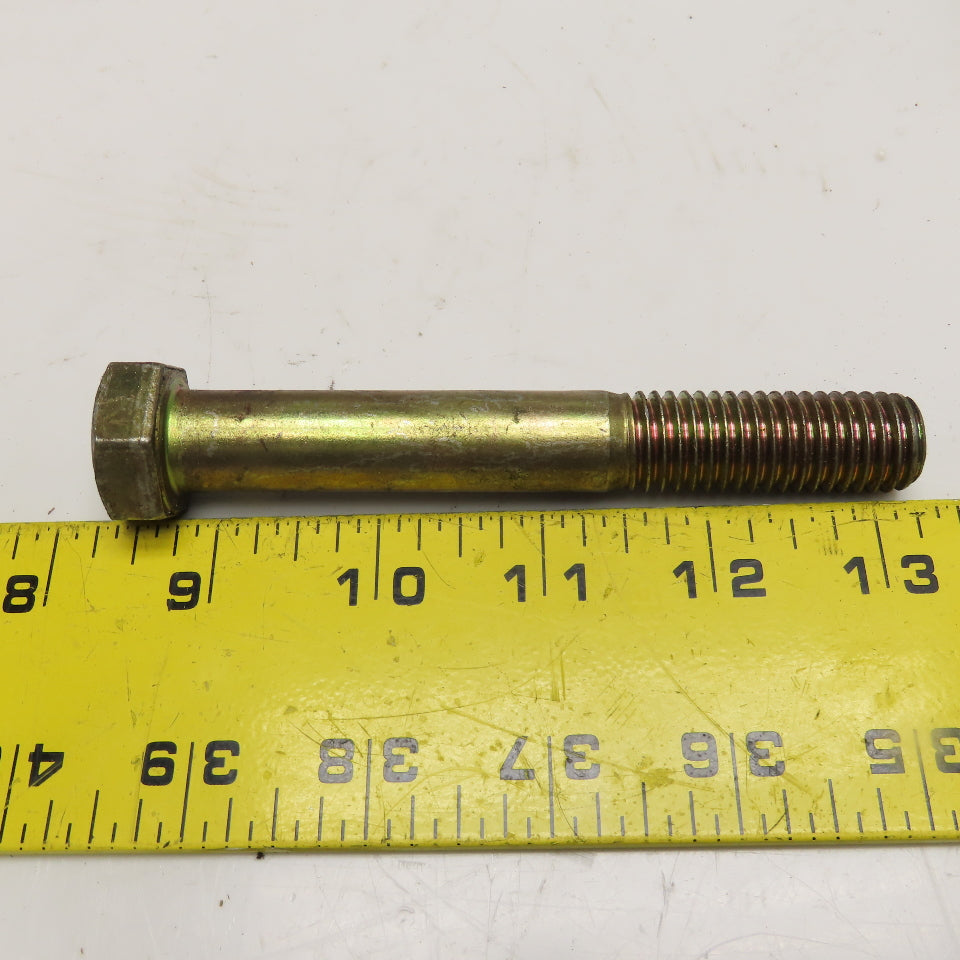 Brighton Best 5/8"-11 x 4-1/2" Hex Cap Grade 8 Yellow Zinc Bolts Lot Of 25